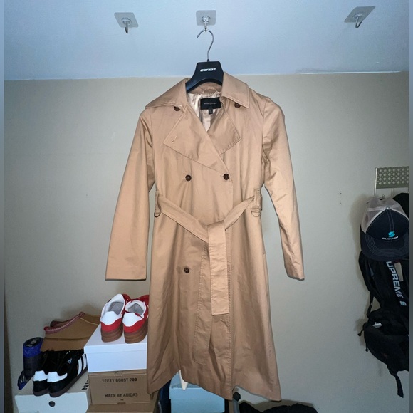 Banana Republic Giovana Twill Trench - Picture 1 of 9
